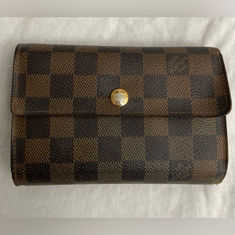 Louis Vuitton Portefeuille Alexandra Damier Ebene Wallet